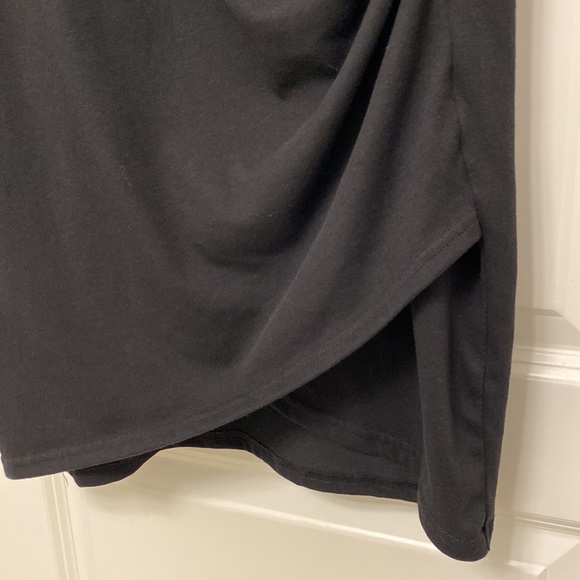 Leith Ruched Body Con Sleeveless Dress Black M - Picture 12 of 12